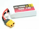 LiPo battery RED POWER XT 1500 - 7,4V