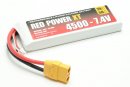 LiPo battery RED POWER XT 4500 - 7,4V