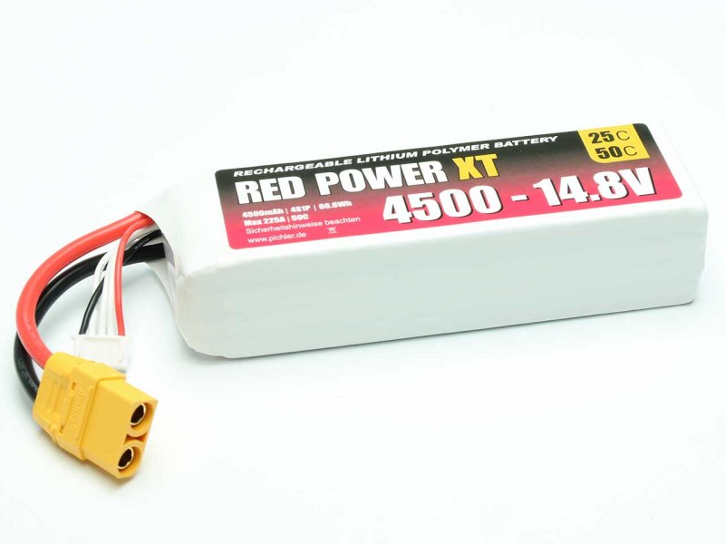 RED POWER LiPo Akku als passender Flugakku