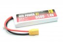 LiPo battery RED POWER XT 6500 - 7,4V