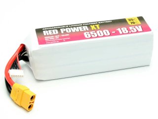LiPo battery RED POWER XT 6500 - 18,5V
