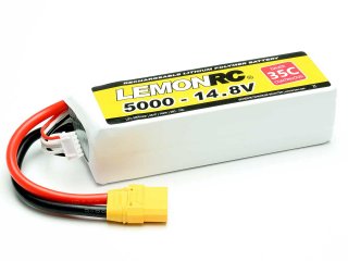 LiPo battery LEMONRC 5000 - 14.8V (35C)