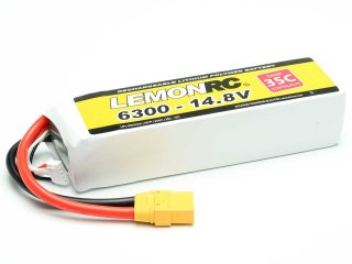 LiPo battery LEMONRC 6300 - 14.8V (35C)