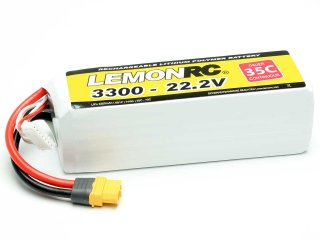 LiPo battery LEMONRC 3300 - 22.2V (35C)