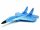 Hand launch glider Jet (blue) / 420 mm