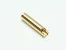 Gold Bullet Connector female 4.0mm (10 pcs.)