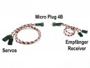 Kabelsatz für 2 Servos Micro Plug 4B / L= 300mm