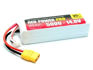 LiPo Akku RED POWER PRO 5000 - 14,8V