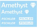 Dekorsatz Amethyst (weiß)