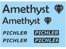 Dekorsatz Amethyst (schwarz)