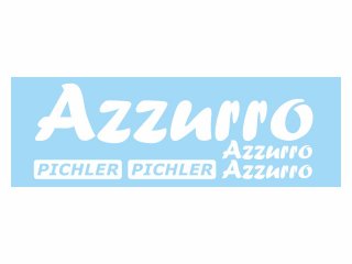 Dekorsatz Azzurro (weiß)