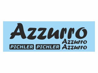 Dekorsatz Azzurro (schwarz)