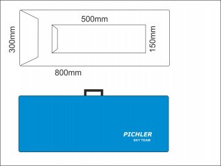 Flächenschutztaschen Sky Team 800 x 300 mm (VE=1 Paar)