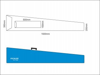 Flächenschutztaschen Sky Team 1500 x 300 mm (VE=1 Paar)