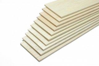 Balsa Brettchen 2,5 x 100 x 350 (VE=10St.)