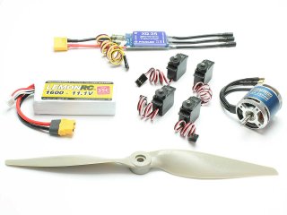 Antrieb + Servos Crack Pitts XL