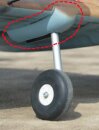 Fahrwerksabdeckung P-40C Tomahawk / 2276mm (1 Paar)
