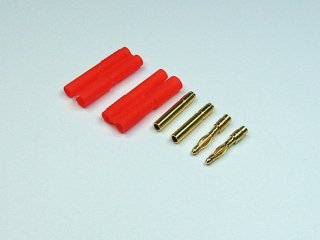CT-2 Gold Kontakt Satz 2.0mm (2 x Stecker/Buchse)