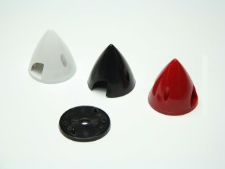 Plastic spinner 38 mm (black)