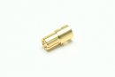 Gold Bullet Connector male 6,0mm (50 pcs.)