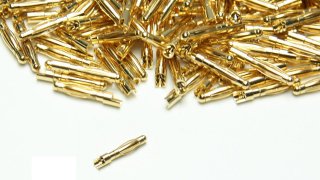 Gold Bullet Connector male 2,0 mm (50pcs.)