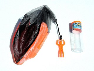 Parachute Skydiver Konrad (orange)