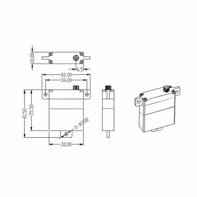 Master Midi Servo DS3010 Servo digitale - acquista su