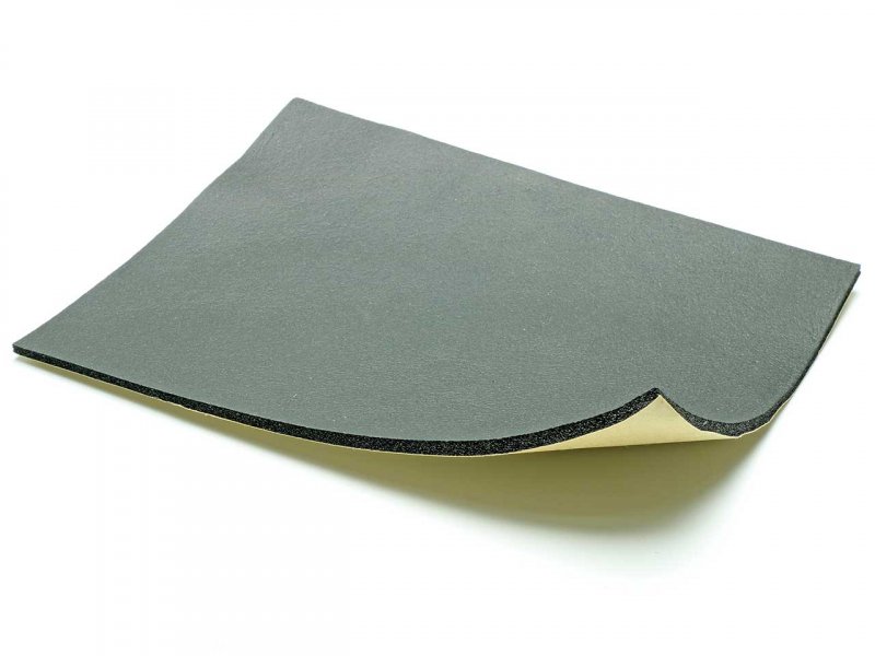 Produktbild von Selbstklebende Moosgummiplatte 200x300 Mm – 3/5/8/10 Mm Stark – EPDM Zellkautschuk Für Dämmung, Dichtung & Schutz