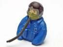 Jet Pilot Doll 76 mm / M1:7 (blue)
