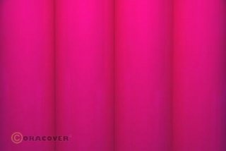 Bügelfolie Oracover fluoresz. pink (2 Meter)