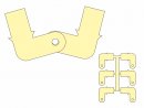 CNC control horns 15 mm (6pc)