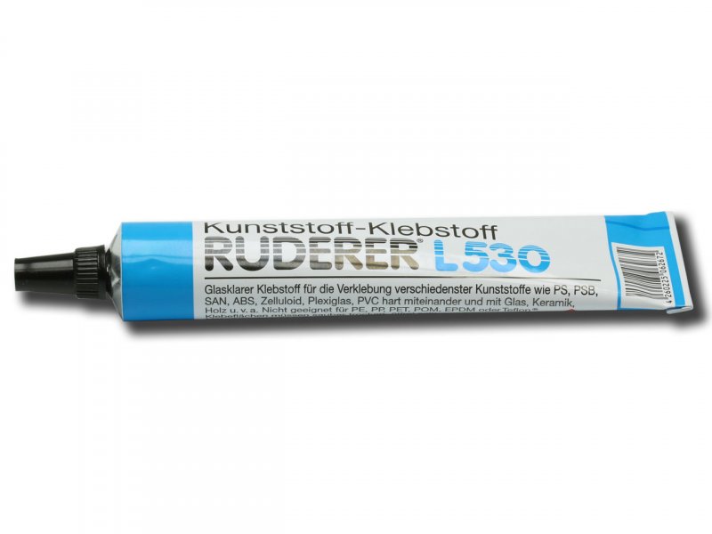 Ruderer L530 Kunststoff-Kleber 20g Wasserfest Klebt ABS PS PLA Plexi