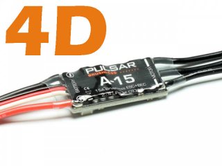 Brushless Regler PULSAR A-15 4D XT30 (vorwärts/rückwärts)