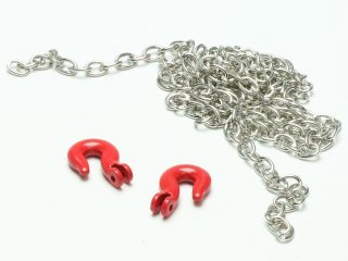 Hook red with Chain